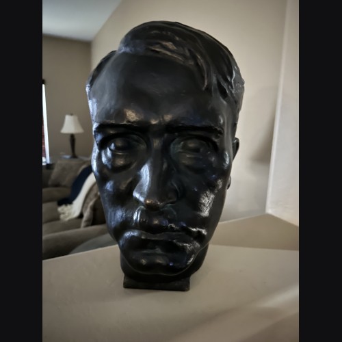 Adolf Hitler Bronze Bust- Joseph Goebbels Attribution ( H.M Ley ) # 3579